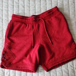Jordan Red Athletic Shorts Relaxed Fit